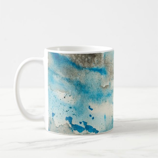 Watercolor-Hintergrunddesign Kaffeetasse (Links)