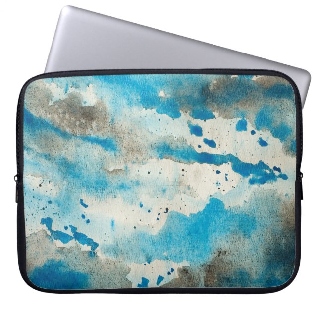 Watercolor-Hintergrunddesign Laptopschutzhülle (Vorderseite)