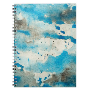 Watercolor-Hintergrunddesign Notizblock
