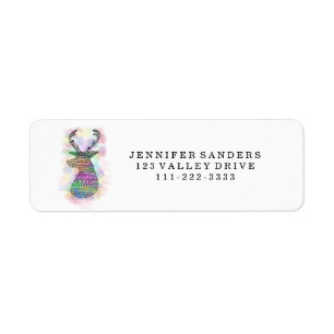 WATERCOLOR-HIPSTER-STAMMES- ROTWILD-DRUCK
