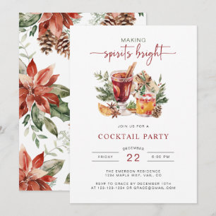 Watercolor Holiday Party Einladung
