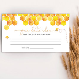 Watercolor Honigwabenkolben Datum Nachtideen \ Dat Begleitkarte