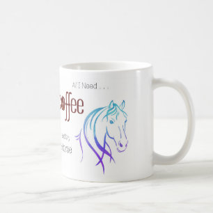 Watercolor Horse Lover Kaffeetasse