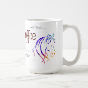 Watercolor Horse Lover Kaffeetasse