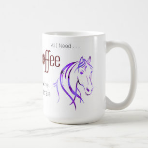 Watercolor Horse Lover Kaffeetasse