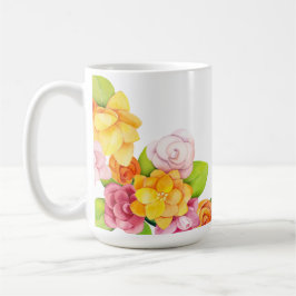 Watercolor hübsches helles Blumen(1) Kaffeetasse
