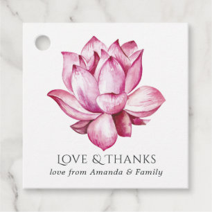 Watercolor Indian Lotus Blume Taj Mahal Geschenkanhänger