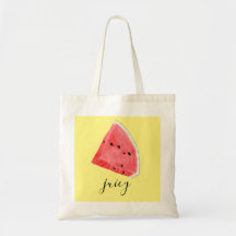 Watercolor Juicy Watermelon Wedge