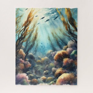 Watercolor Kelp Forest