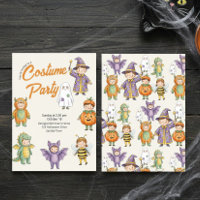Watercolor-Kinder-Halloween-Kostüm-Party Whimsical