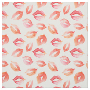 Watercolor Kisses Stoff