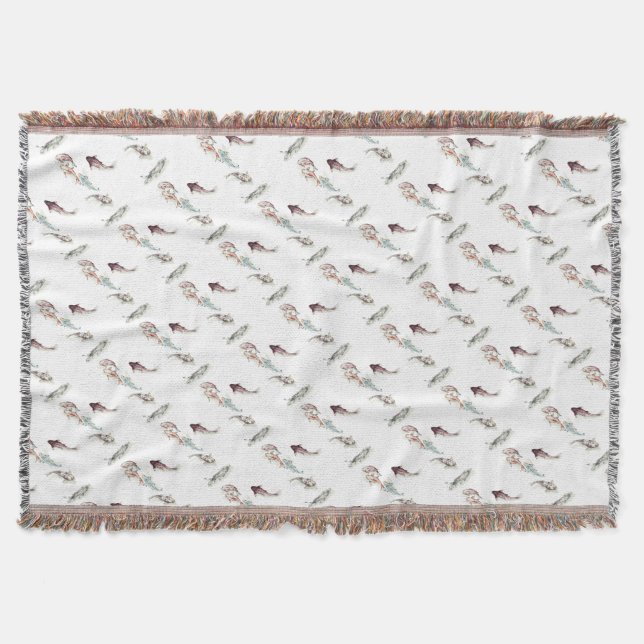 Watercolor Koi Fish Decke (Vorderseite)