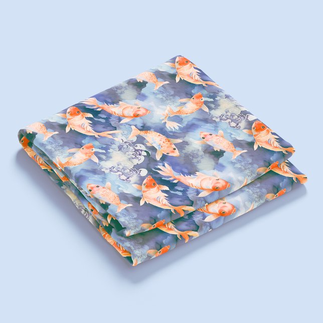 Watercolor Koi Fish Stoff (Von Creator hochgeladen)