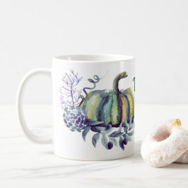 Watercolor-Kürbis-Kaffee-Tasse Kaffeetasse