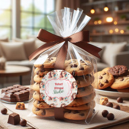 Watercolor Lash Artist Runder Aufkleber