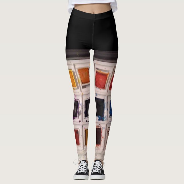 Watercolor-Leggings Leggings (Vorderseite)
