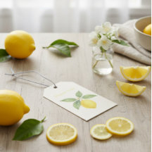 Watercolor Lemon Vielen Dank