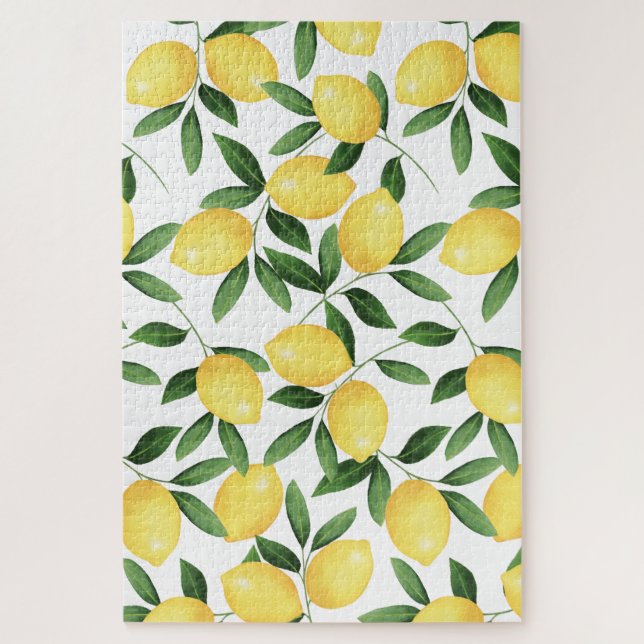WATERCOLOR LEMONS (Vertikal)
