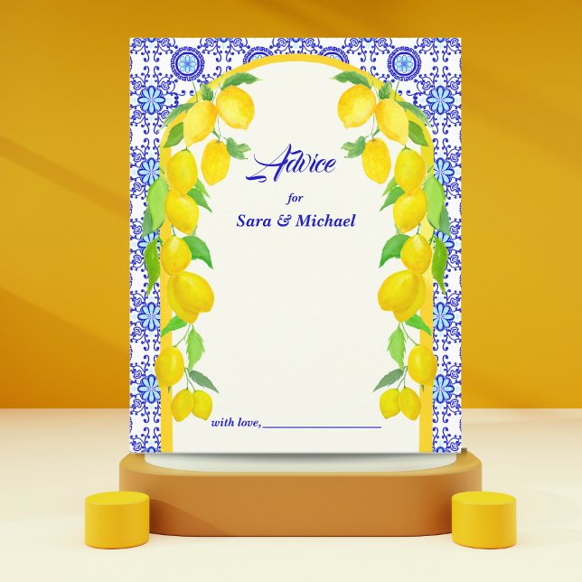 Watercolor Lemons Amalfi Bridal Wedding (Von Creator hochgeladen)