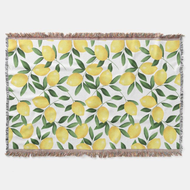 WATERCOLOR LEMONS DECKE (Vorderseite)