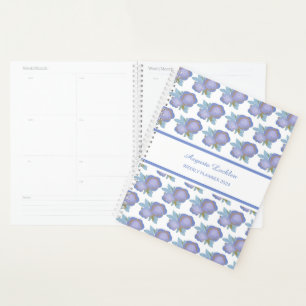 Watercolor Lila Muster Weekly Planner Planer