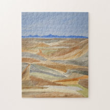Watercolor Line Printwerbung für Desolat Regions