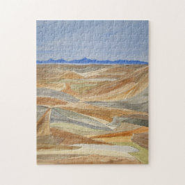 Watercolor Line Printwerbung für Desolat Regions
