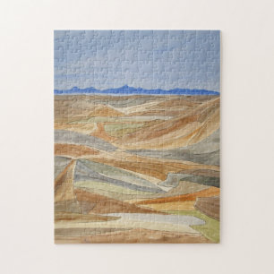 Watercolor Line Printwerbung für Desolat Regions