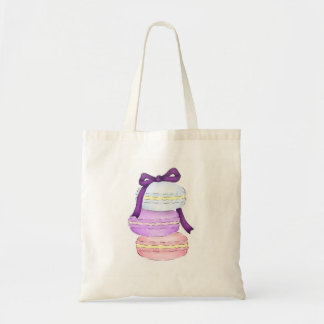 Watercolor Macaron Stapel-Budget-Tasche Tragetasche