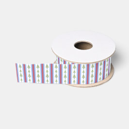 Watercolor Mahjong Weihnachtsbaum Ripsband