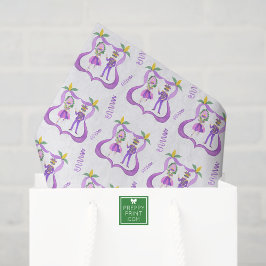 Watercolor Mardi Gras Party Seidenpapier