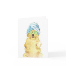 Watercolor Morkie Poo Thank You Cards