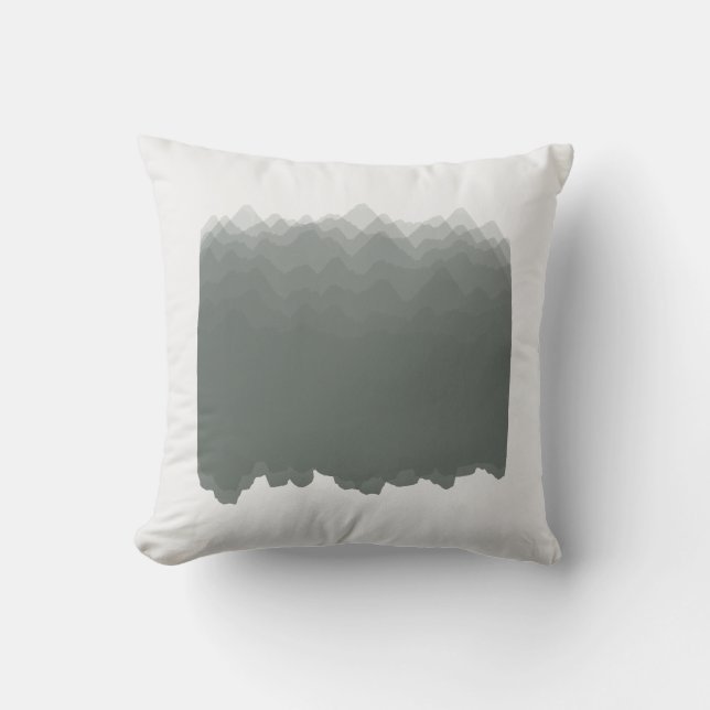 Watercolor Mountains Coussin d'illustration de la  (Recto)