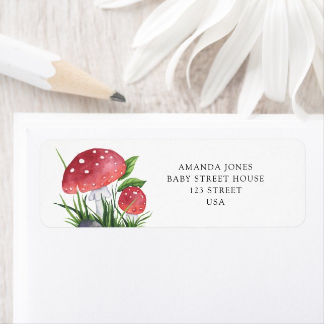 Watercolor MUSHROOMS (Insitu)