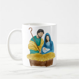 Watercolor Nativity Scene Kaffeetasse