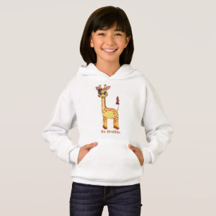 Watercolor-niedliche Baby-Giraffe Hoodie