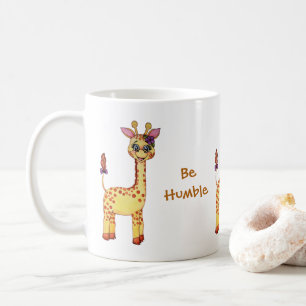 Watercolor-niedliche Baby-Giraffe Kaffeetasse