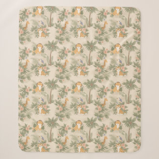 Watercolor Nursery Jungle Animals Sherpadecke