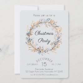 Watercolor Nutcracker Weihnachtsgebäck Party Einladung