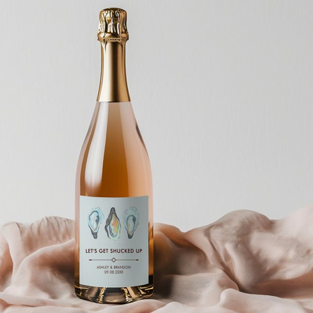 Watercolor Oyster Coastal Seaside Wedding (Von Creator hochgeladen)