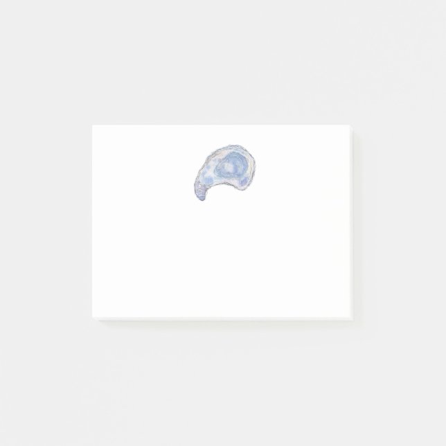 Watercolor Oyster Post-it notes (Devant)