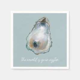 Watercolor Oyster Serviette