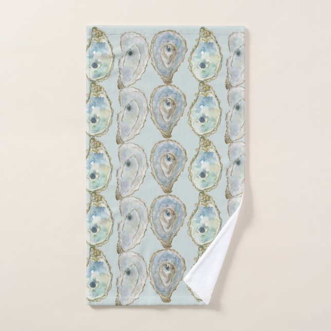 Watercolor Oysters Handtuch (Handtuch)