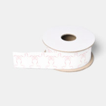 Watercolor Pale Pink Bows
