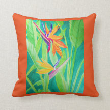 Watercolor-Paradiesvogel Blumen