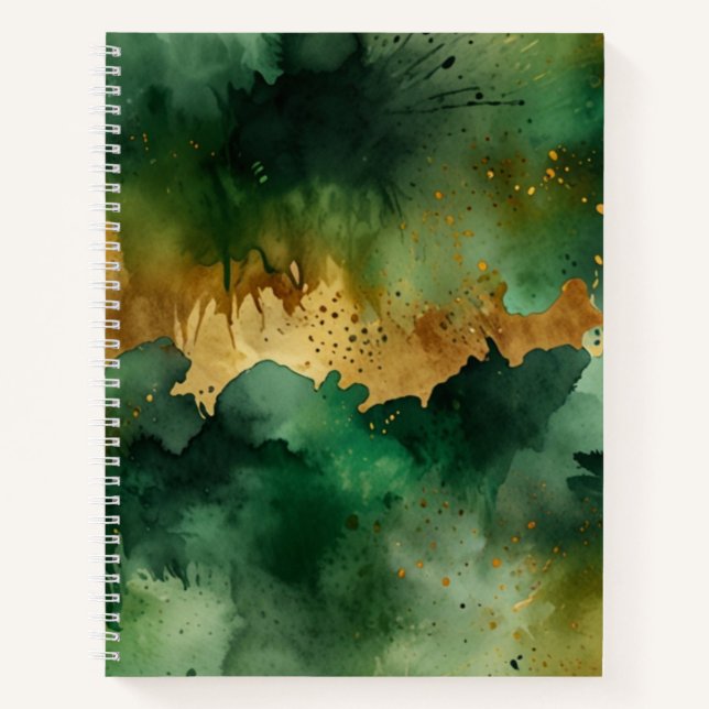 WATERCOLOR PATTERN NOTIZBUCH (Vorderseite)