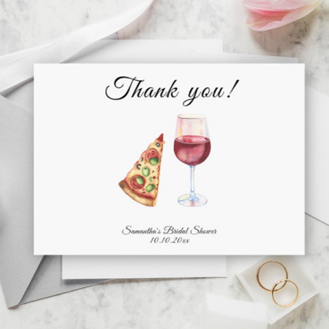 Watercolor Perfect Pair Hochzeitsdusche Danke (Von Creator hochgeladen)