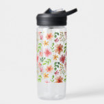 Watercolor Pink Flowers Pattern-69677 Trinkflasche<br><div class="desc">Watercolor Pink Flowers Pattern-69677</div>