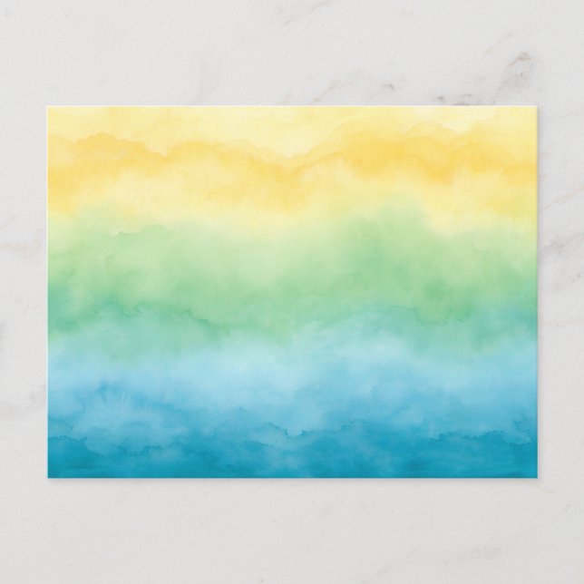 watercolor postcard postkarte (Vorderseite)