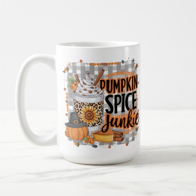 WATERCOLOR PUMPKIN SPICE BEVERAGE & PIE KAFFEETASSE (Links)
